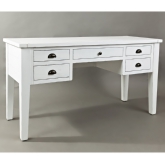 Artisan's Craft Desk in Weathered White
